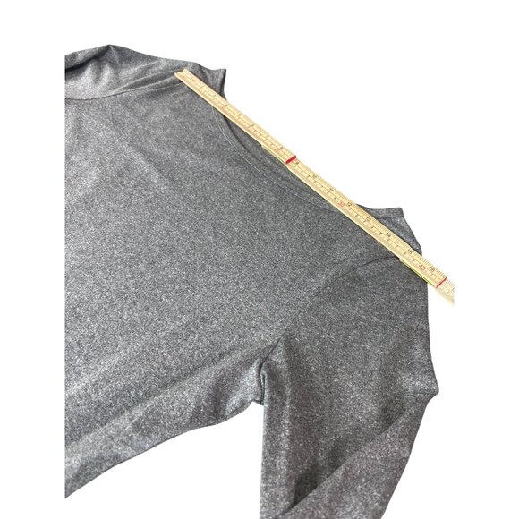 Shein L Silver Shimmer Long Sleeve Womens Top Polyester/Elastane - Picture 8 of 10